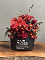 سبد گل رز قرمز طرح بلک - Image 2