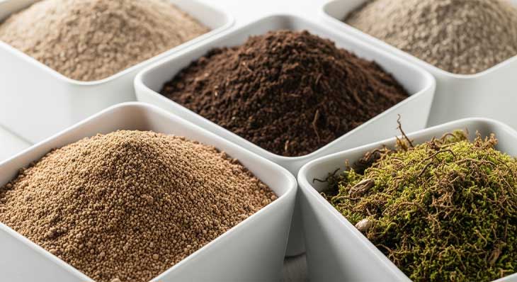 معرفی انواع خاک باغچه