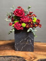 باکس گل رز قرمز طرح استون (سبد گل) - Image 2