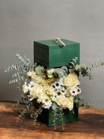 باکس گل گرین وایت (سبد گل) - Image 2