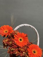 سبد گل ژربرا طرح اورنج - Image 3