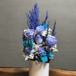 باکس گل رز آبی طرح بلو پامپاس (سبدگل)