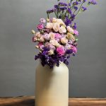 باکس گل رز مینیاتور طرح پرپل (سبدگل)