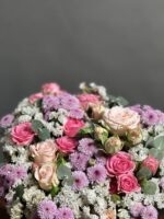 باکس گل رز صورتی طرح بلک پینکو - Image 5