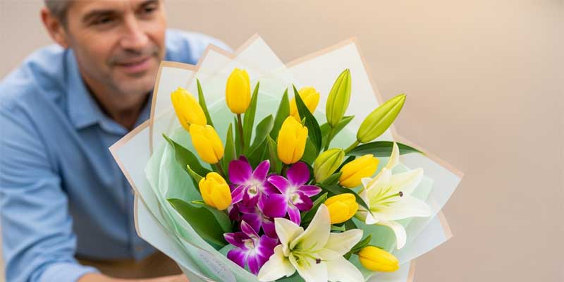 خرید گل برای روز دختر