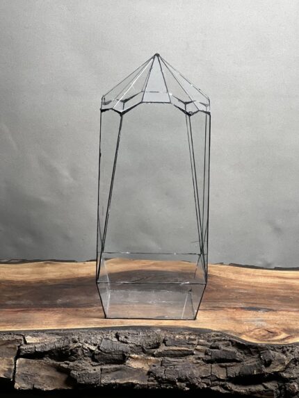شیشه تراریوم طرح طبیعت گنبد 40 Cm