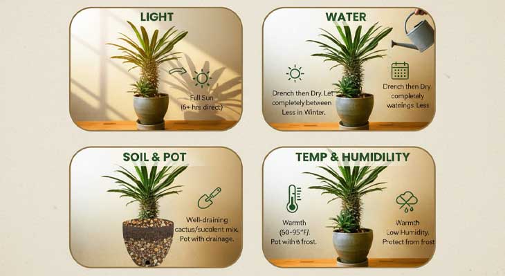 نگهداری نخل ماداگاسکار
