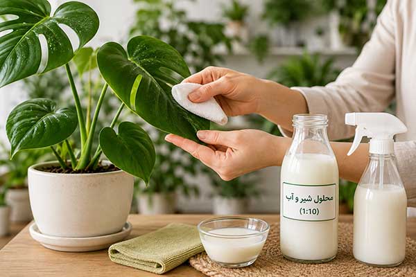 فواید شیر برای گیاهان آپارتمانی